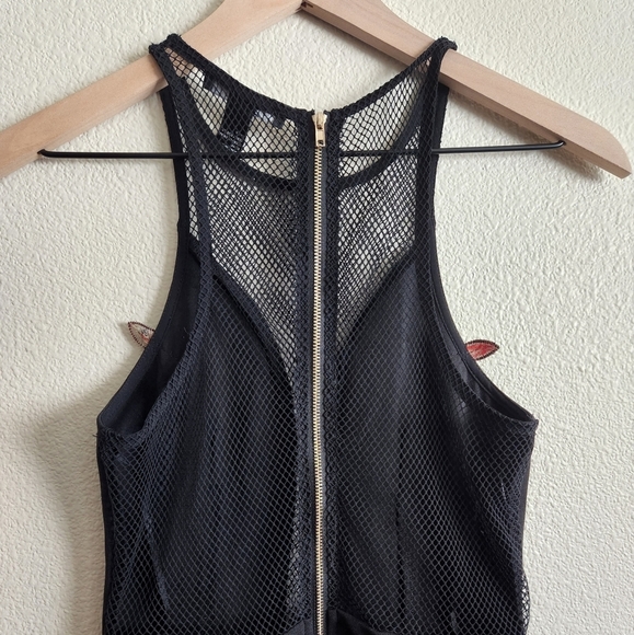 Forever21 Black Floral Sleeveless Dress - Picture 3 of 5